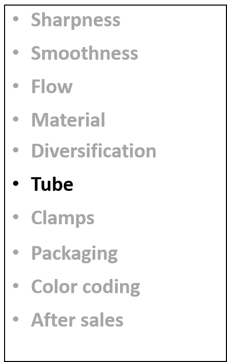شاخص های کیفی سوزن فیستولا