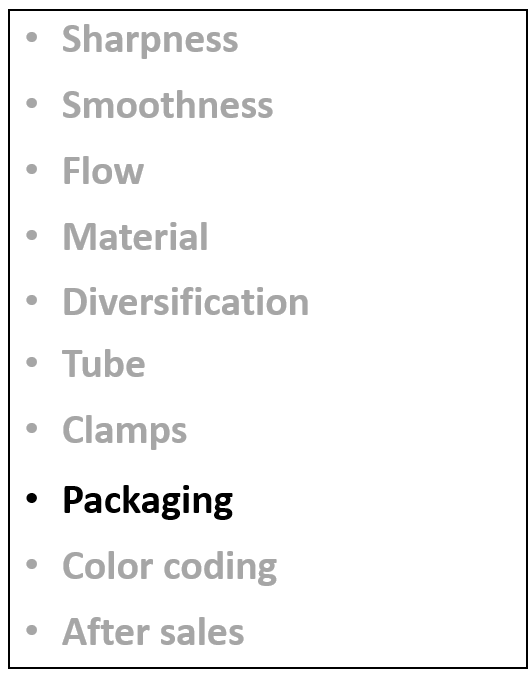 شاخص های کیفی سوزن فیستولا